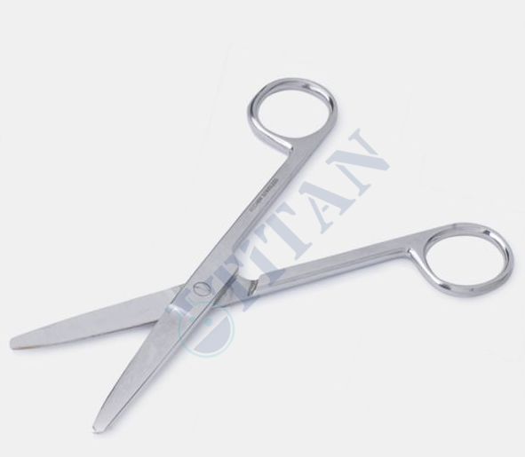ISOLAB - 048.23.130 makas - laboratuar için - küt/küt - 130 mm (1 adet / paket)