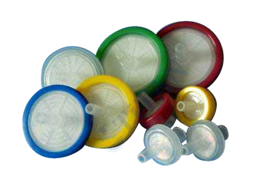 ÇALIŞKAN - PL.099.01.006 - Enjektör ucu filtreler, PTFE  25 mm Çap, 0.45 μm Porozite, Turuncu