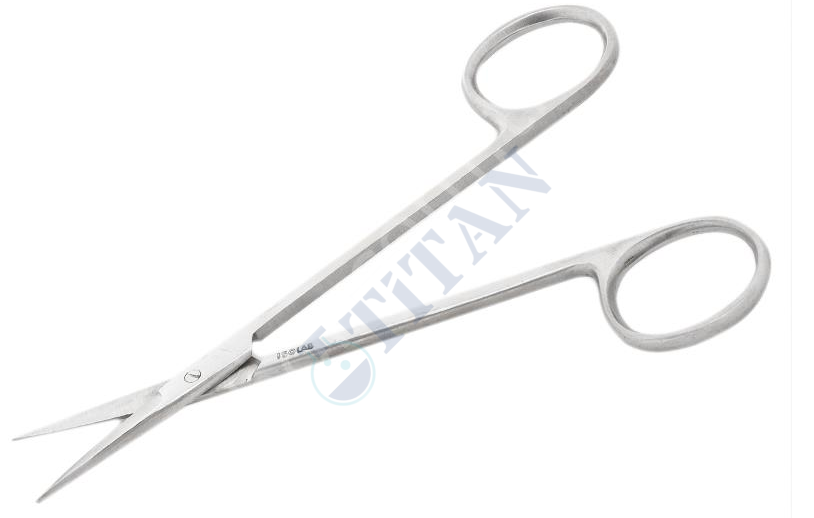 ISOLAB - 048.25.130 makas - diseksiyon - düz - 130 mm (1 adet / paket)