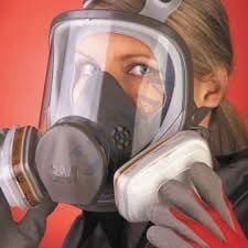 3M™ 6800 - Tekrar Kullanılabilir Tam Yüz Solunum Maskesi - M Beden - Bayonet Bağlantılı