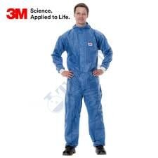 3M™ 4532+ - Koruyucu Tulum L Mavi, Artırılmış Yağ ve Alkol Performansı, Kuru Partiküllere, Belirli Sınırlı Sıvı Kimyasal Sıçramalarına Karşı (Tip 5 ve 6)