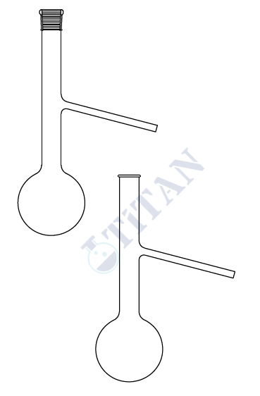ÇALIŞKAN - LG006.18.0100   - Engler distilasyon balonu , Şilifsiz 100 ml Hacim