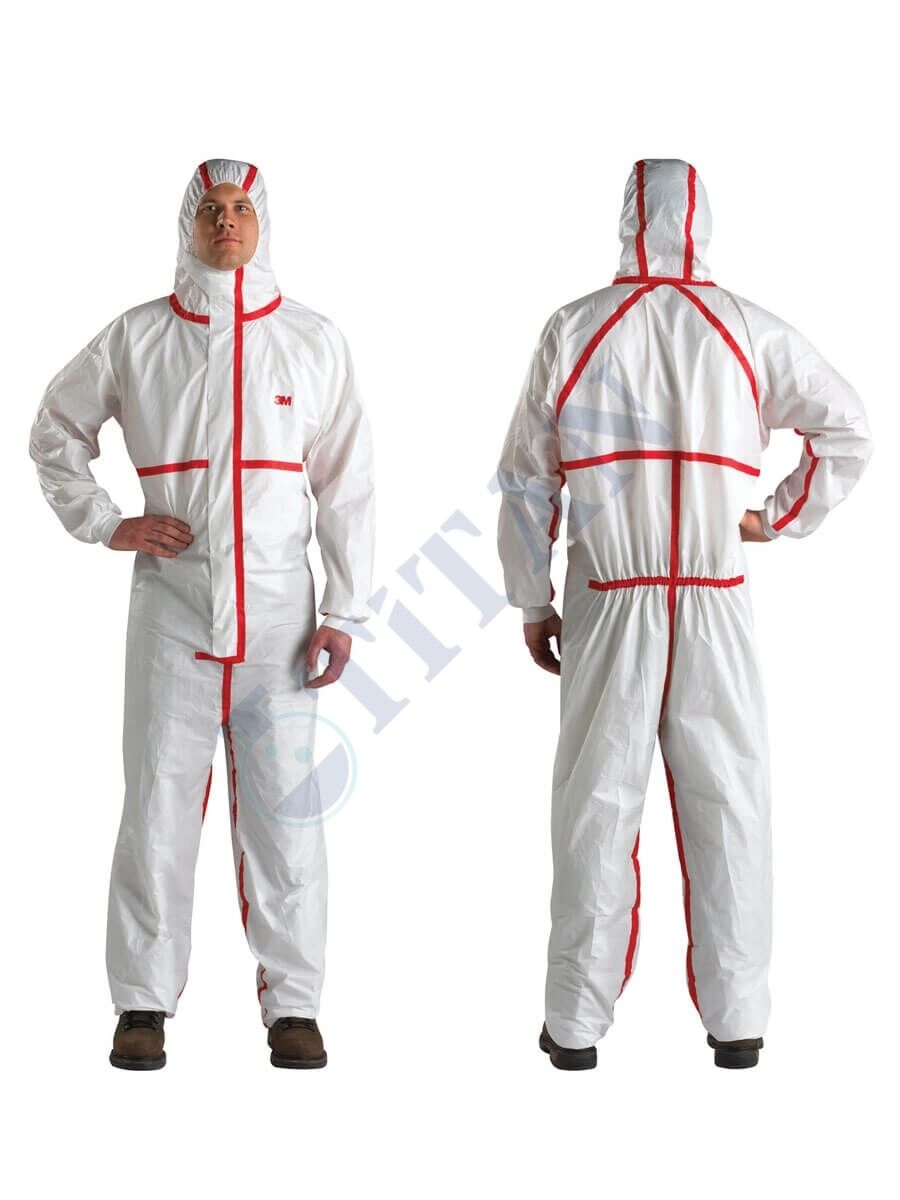 3M™ 4565 - Koruyucu Tulum XXL Belirli, Sınırlı Kimyasal Sıçrama ve Püskürmesine, Tehlikeli Partiküllere Karşı Koruma (Tip 4, 5, 6)