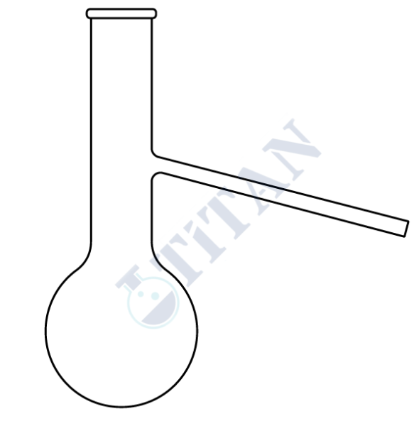 ÇALIŞKAN - LG006.19.0500  - Distilasyon balonu , Şilifsiz 500  ml Hacim