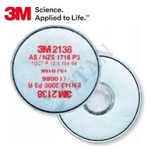 3M™ 2138 - Partikül Filtresi (Bayonet Bağlantılı, P3 R Filtreli)