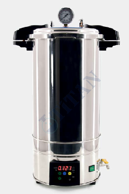 ISOLAB - 601.02.024 otoklav - dik tip - 24 lt (1 adet / paket)