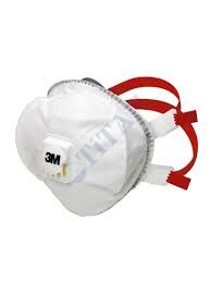 3M™ 8835+ - Ventilli Toz, Buğu ve Metal Dumanına Karşı Koruyucu Maske - FFP3 Koruma - 3M™ Cool Flow™ Valfli - 1 Adet