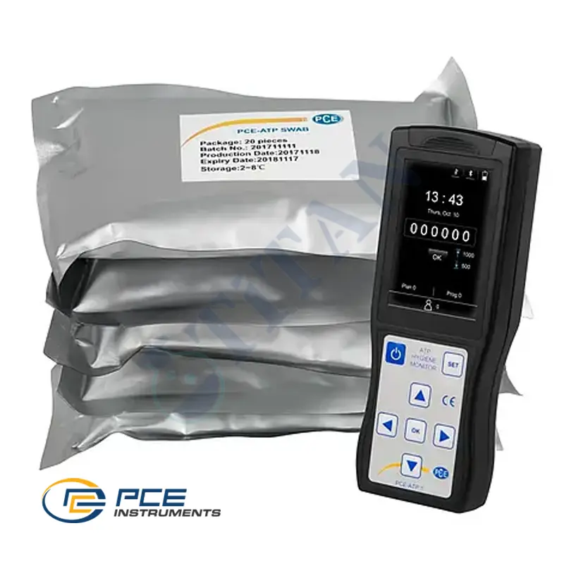 PCE - ATP 1 Kit 1 Hijyen İzleme ve Yönetim Sistemi Luminometre (100 Adet Yüzey Kontrol Swapları İle)