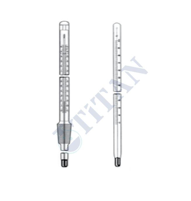 ÇALIŞKAN - LG029.04.1025  - Termometre, Şilifli  -10 / +250 °C