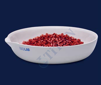 ISOLAB - 038.11.160 kapsül - porselen - dibi düz - çap 160 mm (6 adet / paket)