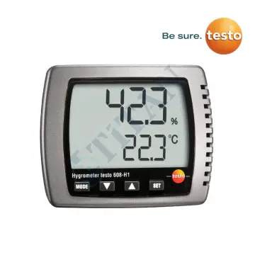 TESTO - 608-H1 Sıcaklık ve Nem Ölçer 0... +50 °C / 10... 95% RH