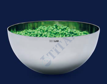 ISOLAB - 038.14.060 kapsül - paslanmaz çelik - dibi yuvarlak - 60 mm (1 adet / paket)