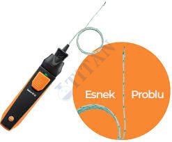 TESTO - 915i Termometre Esnek Sıcaklık Problu Akıllı Telefon ile Kullanılabilen -50... +400 °C