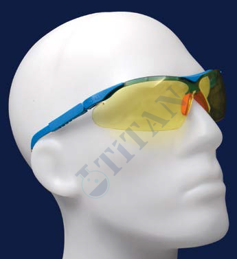 ISOLAB - 080.40.021 koruyucu gözlük - sarı lens (1 adet / paket)