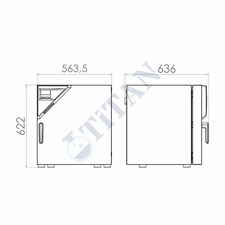 BINDER - BD 56 İnkübatör Avantgarde.Line  +5... 100 °C / 57 L