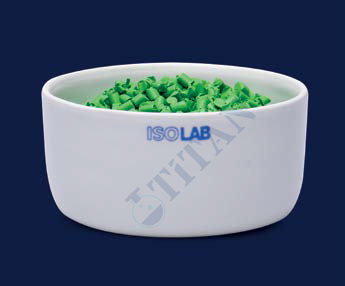 ISOLAB - 038.21.050 yakma kabı - porselen - silindirik - çap 50 mm (1 adet / paket)