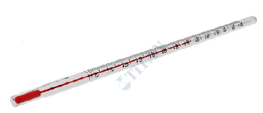ISOLAB - 059.02.002 termometre - baget tipi - alkollü - ( -20/+110 ) (10 adet / paket)