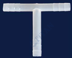 ISOLAB - 052.24.010 hortum bağlantı parçası - T form - 10 mm çap (1 adet / paket)