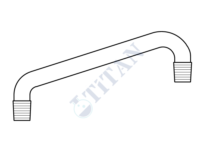 ÇALIŞKAN - LG012.12.2929 - Distilasyon köprüsü NS : 29/32,  400 mm Uzunluk