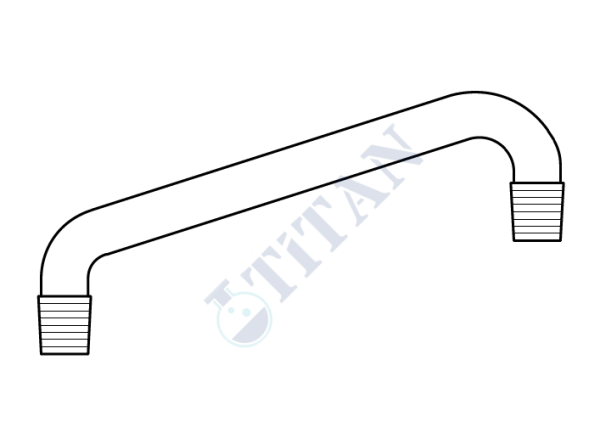 ÇALIŞKAN - LG012.12.2929 - Distilasyon köprüsü NS : 29/32,  400 mm Uzunluk