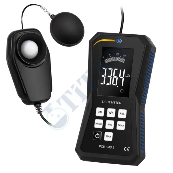 PCE - LMD 5 Işık Şiddeti Ölçüm Cihazı 1000... 400.000 Lux / 0.0... 999.9 Lux / 1000... 400.000.fc / 100... 900 fc / 0.00... 99.00 fc