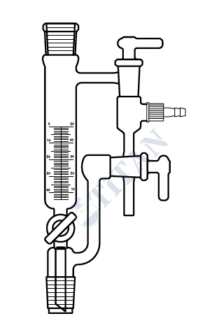 ÇALIŞKAN - LG015.01.1423 - Distilasyon toplama başlığı, dik 25  Litre Hacim,  NS : 14,5/23