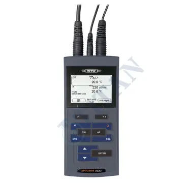 WTW - Profiline pH/Cond 3320 Portatif pH, İletkenlik Ölçer SET 2 Sentix 41 / Tetracon 325 İle  -2,000... 19.999 pH / ±2500 mV / -5 °C... 105,0 °C