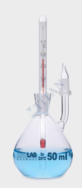 ISOLAB - 023.02.050 piknometre - kalibreli - 50 ml (1 adet / paket)