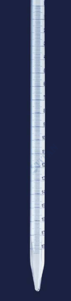 ISOLAB - 021.01.020 pipet - cam - dereceli - AS kalite - grup sertifikalı - mavi skala - 20 ml (10 adet / paket)