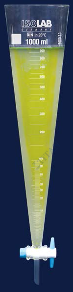 ISOLAB - 043.20.002 imhoff hunisi - cam - musluklu (1 adet / paket)