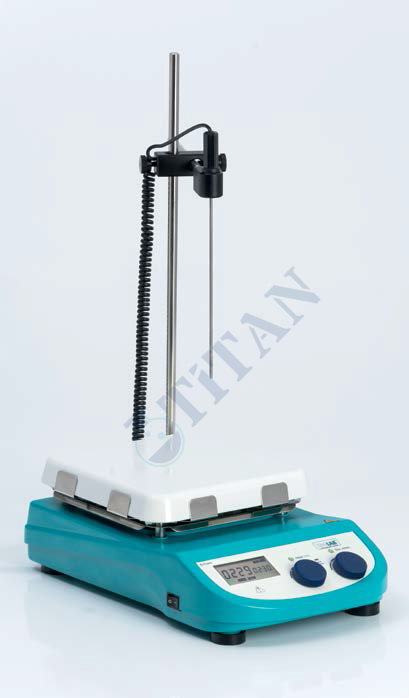 ISOLAB - 613.06.001 karıştırıcı - manyetik - ısıtıcılı - 550 C - LCD göstergeli (1 adet / paket)