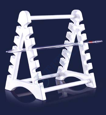 ISOLAB - 022.02.001 pipet standı - P.P - yatay  (1 adet / paket)