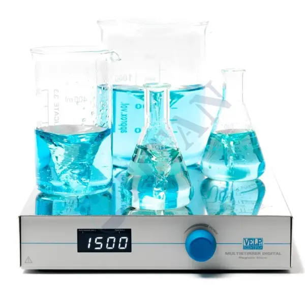 Velp - MULTISTIRRER 15 Bölmeli Dijital Manyetik Karıştırıcı  80... 1500 rpm / 15 x 250 mL