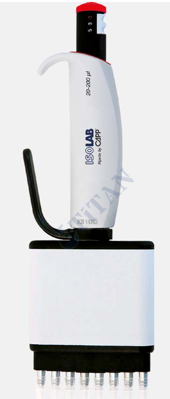 ISOLAB - 011.21.300 otomatik pipet - 8 kanal - araştırma amaçlı - 30 - 300 ul (1 adet / paket)