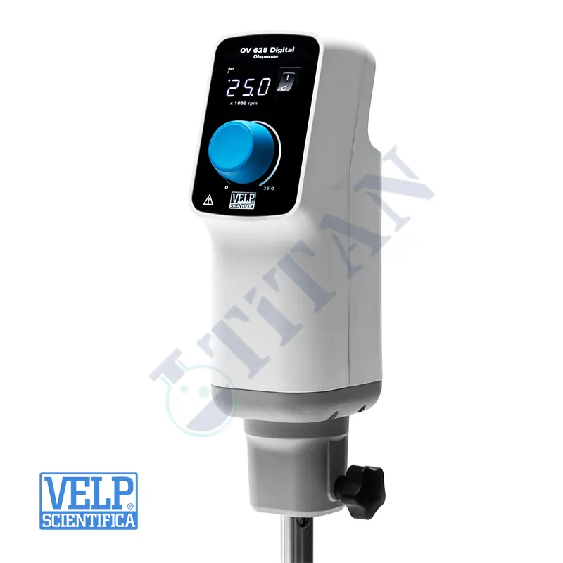VELP - OV 625 Dijital Homojenizatör 3.000... 25.000 rpm / 5.000 mPa.s / 0.2 mL... 2.5 H2O