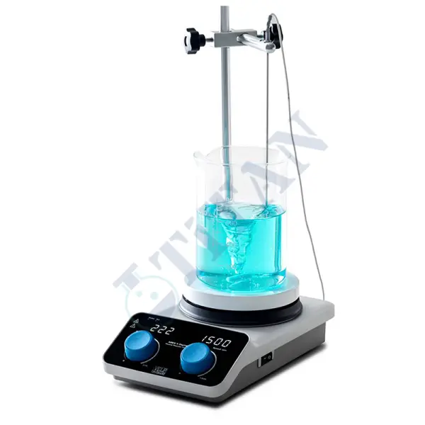 VELP - AREX 5 Dijital Isıtıcılı Manyetik Karıştırıcı + Sıcaklık Probu + Çubuk ve Kelepçe İle 50... 1500 rpm / 20 L / RT+... 310 °C